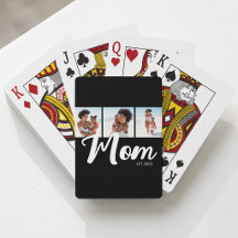Mamma Upprättade Modern Fet Skrift Svart 3 Foto