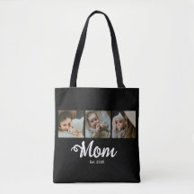 Mamma Upprättade Modern Fet Skrift Svart 3 Foto
