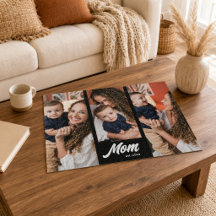 Mamma Upprättade Modern Svart Foto