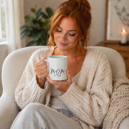 Mamma Upprättade Ny Mamma Gåva Kaffe Kaffemugg