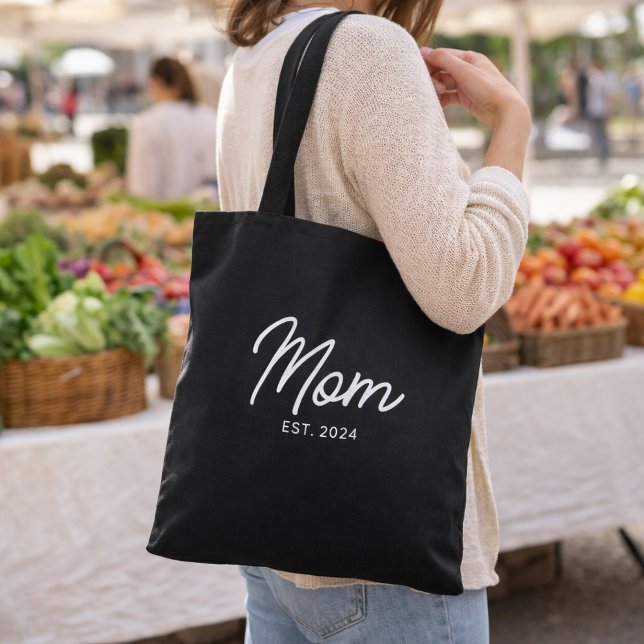 Mamma Upprättade Ny Mamma Gåva Tygkasse (Skapare uppladdad)