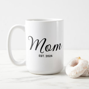 Mamma Upprättade Ny Mamma Present Kaffemugg