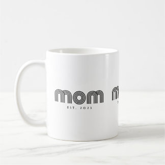 Mamma Upprättade Ny Mamma Present Kaffemugg