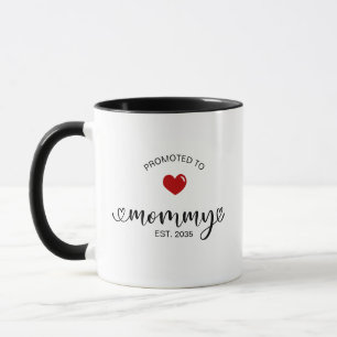 Mamma Upprättade Ny Mamma Present Mugg