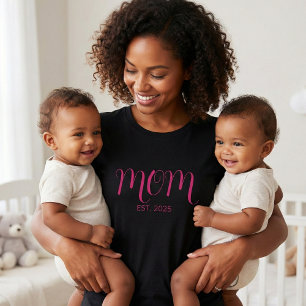 Mamma Upprättade Ny Mamma Present T-Shirt