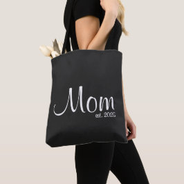 Mamma Upprättade Ny Mamma Present Tygkasse