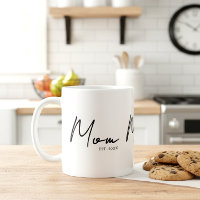 Mamma Upprättade Nytt Mamma Gåva Kaffe