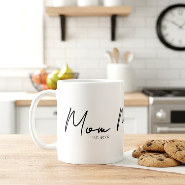 Mamma Upprättade Nytt Mamma Gåva Kaffe Kaffemugg (Skapare uppladdad)
