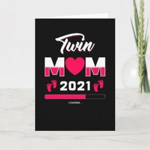 Mamma-utläsning 2021 Twillingar Gift Kort