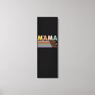 Mamma Vackert, strålande Modigt starkt Canvastryck