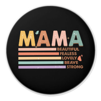 Mamma Vackert, strålande Modigt starkt Knopp