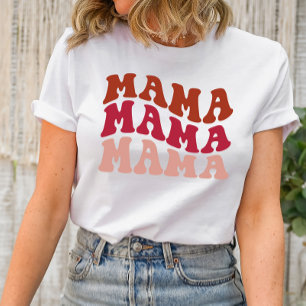 MAMMA Vågigt teckensnitt Groovy Shirt T