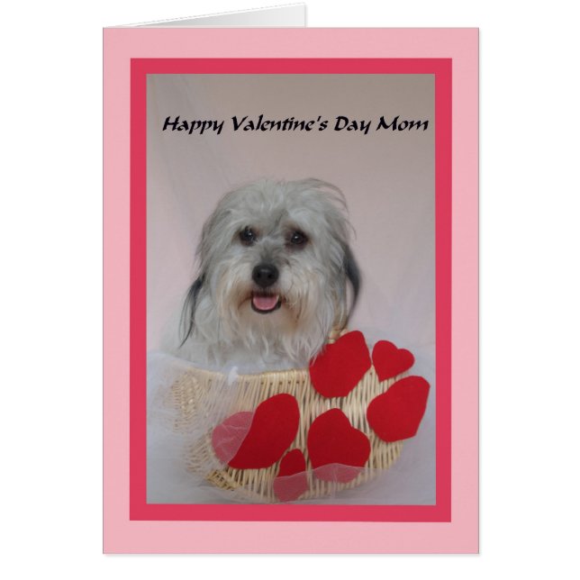 Mamma Valentine - Best Mamma Hälsningskort (Framsidan)