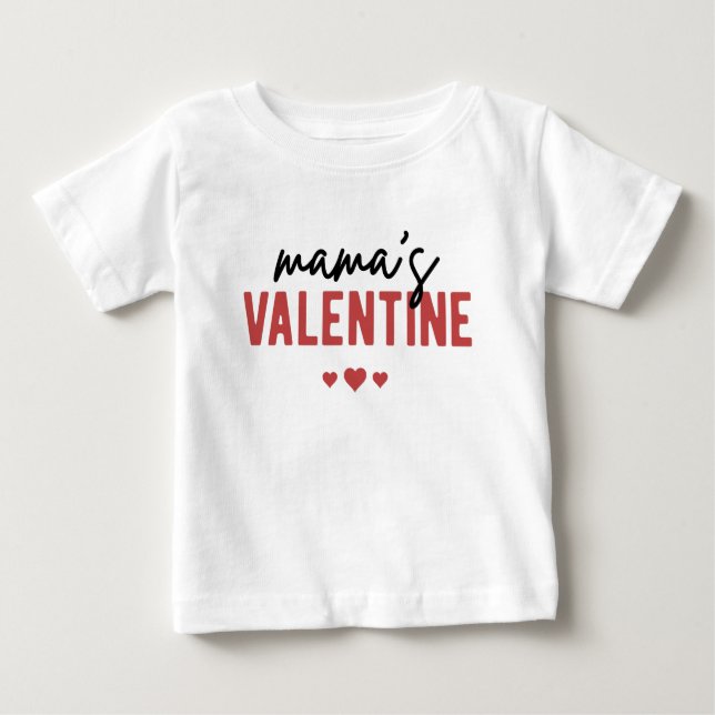 Mamma Valentine Cute Valentine Day T Shirt (Framsida)