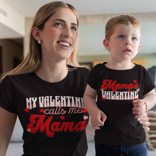 Mamma Valentine Family Matching Child T Shirt (Skapare uppladdad)