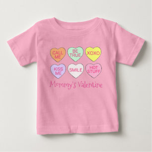 Mamma Valentine Rosa Candy Conversation Hearts Tröja