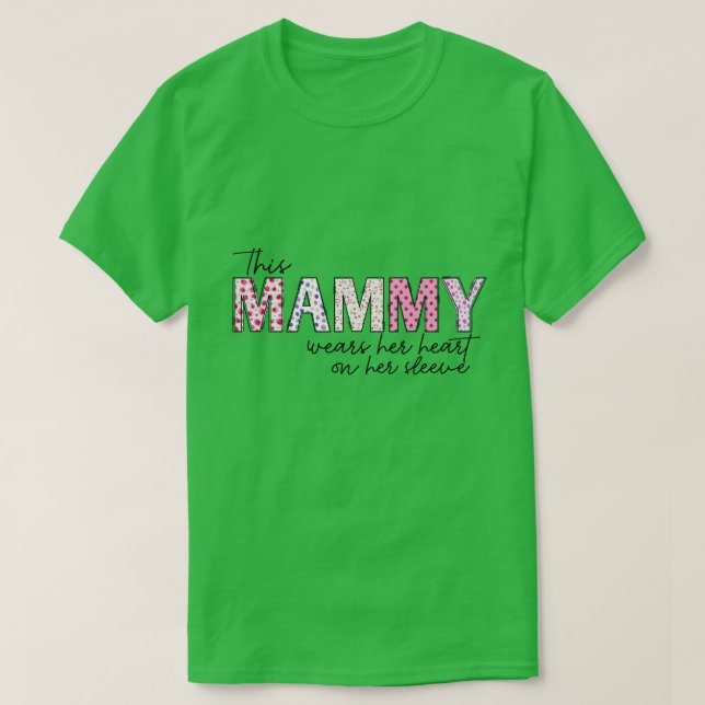 Mamma Valentines day 34 T Shirt (Design framsida)