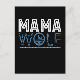 Mamma Varg Native American konst Mor Vykort