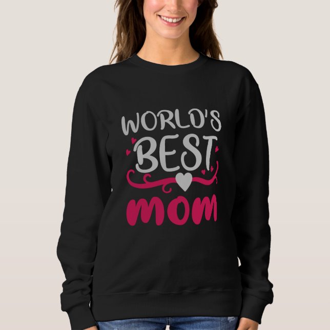 Mamma - Världens bästa Mamma T Shirt (Framsida)