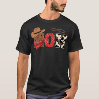 Mamma västern familj matchande födelsedag cowboy t shirt