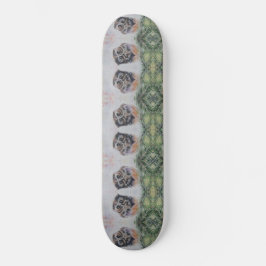 Mamma.. - Vattenfärgsfärg - liten Uggla Mini Skateboard Bräda 18,5 Cm