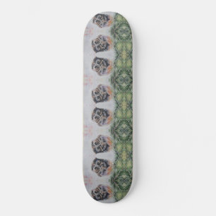 Mamma.. - Vattenfärgsfärg - liten Uggla Mini Skateboard Bräda 18,5 Cm