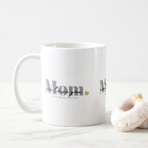 Mamma Vi Älskar Dig Svart Script