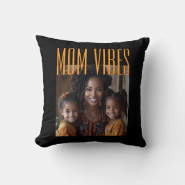 Mamma Vibes anpassad bild Kudde