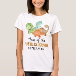 Mamma vid Birthday Boy Dinosaur T-Shirt