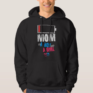 Mamma vid födelsedag i Mammor Fars dag Hoodie