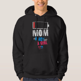 Mamma vid födelsedag i Mammor Fars dag Hoodie