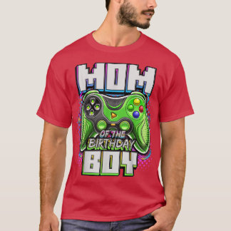 Mamma vid födelsedagsjejsaren Matching Video Game  T Shirt