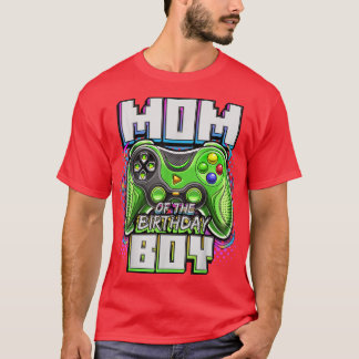 Mamma vid födelsedagsjejsaren Matching Video Game  T Shirt