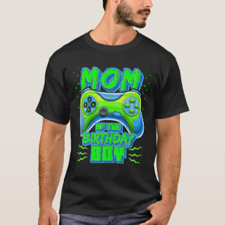 Mamma vid födelsedagsjejsaren Matching Video Gamer T Shirt