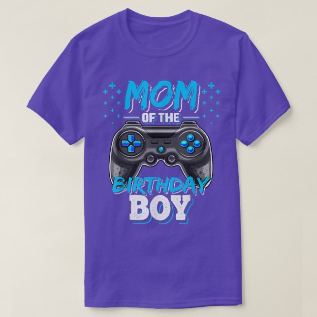 Mamma vid födelsedagstjällande filmspelarfödelsen t shirt (Design framsida)