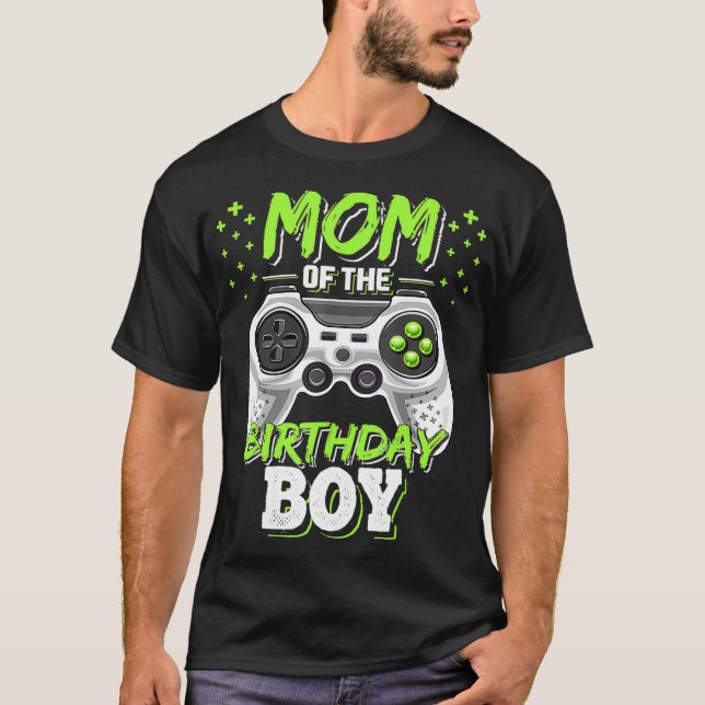 Mamma vid födelsedagstjällande filmspelarfödelsen t shirt (Framsida)