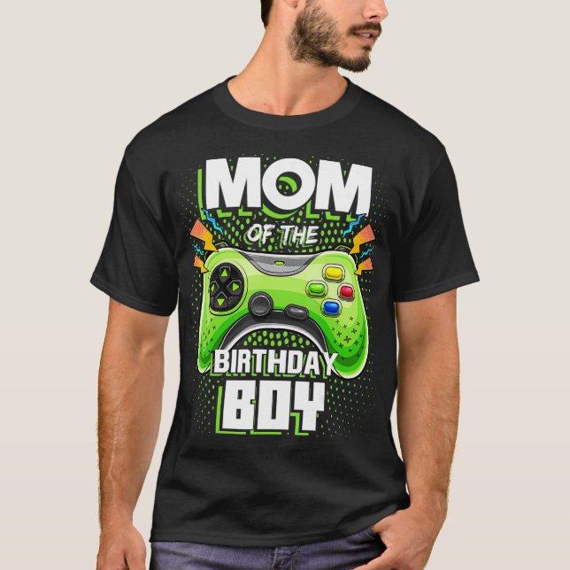Mamma vid födelsedagstjällande filmspelarfödelsen t shirt (Framsida)