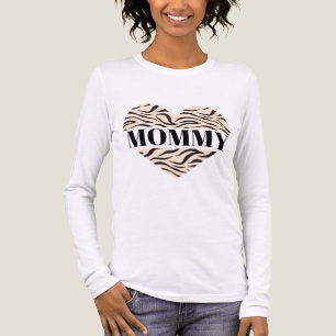 Mamma, vilda tigerhjärta t shirt