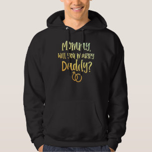 Mamma vill du att du ska marry pappa Giftermål Fri Hoodie