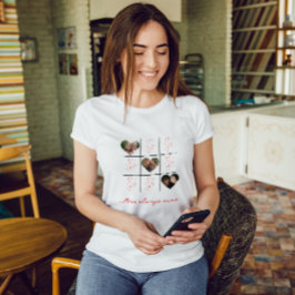 Mamma vinner alltid klär modern XOXO Valentines da T Shirt