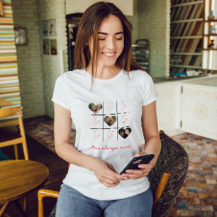 Mamma vinner alltid klär modern XOXO Valentines da T Shirt