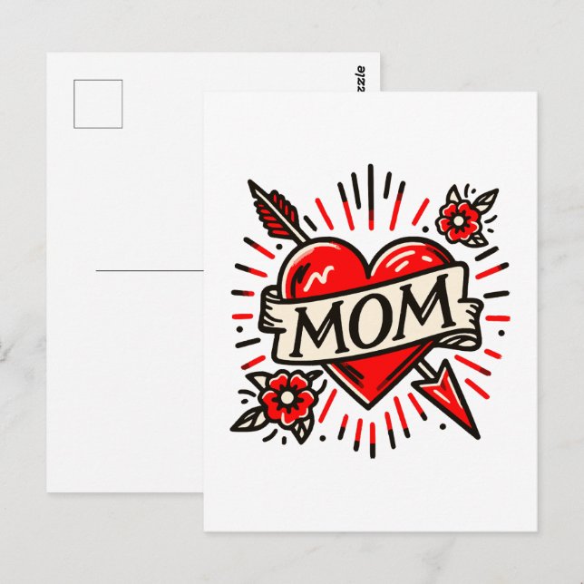 MAMMA VYKORT (Fram/baksida)