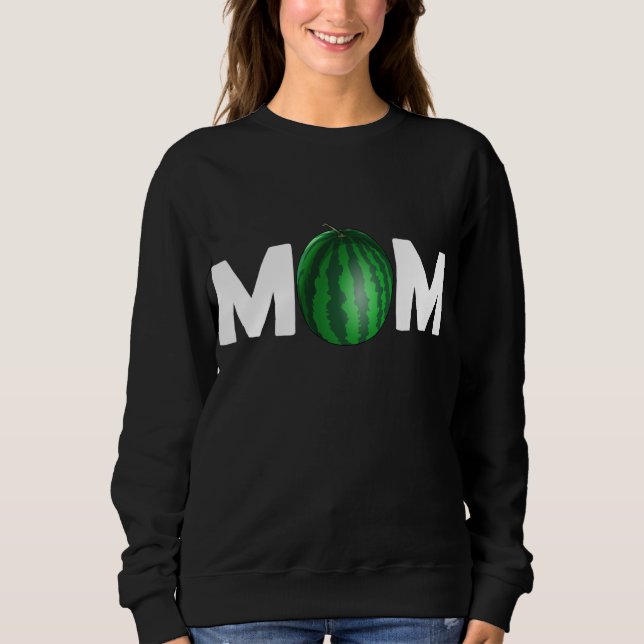 Mamma Watermelon Tropical Summer Vibes Fruit T Shirt (Framsida)