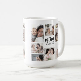 Mamma We Kärlek You Anpassningsbar Mors dag Photo Kaffemugg