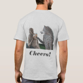 Mamma & Werewolf som dricker skjortan för T Shirt