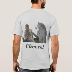 Mamma & Werewolf som dricker skjortan för T Shirt