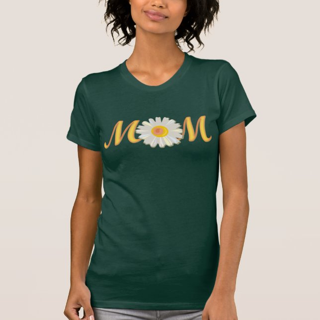 Mamma White Daisy T Shirt (Framsida)
