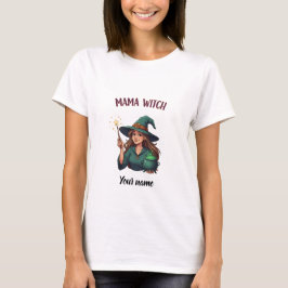 Mamma Witch Halloween Personlig T-shirt