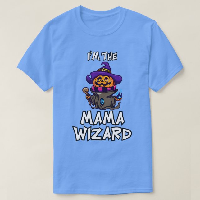 Mamma Wizard Halloween Matching Family Costume 1 T Shirt (Design framsida)