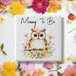 Mamma | Woodland Thworthy Baby Shower Knapp